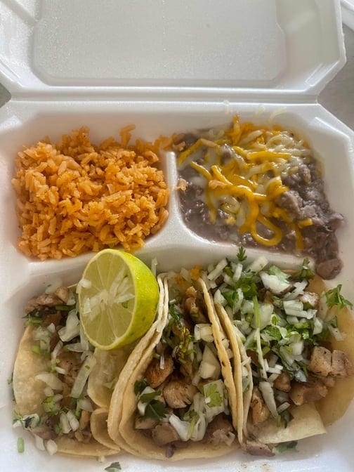 15. 3 Street Tacos Combo.