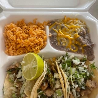 13. 3 Street Tacos Combo