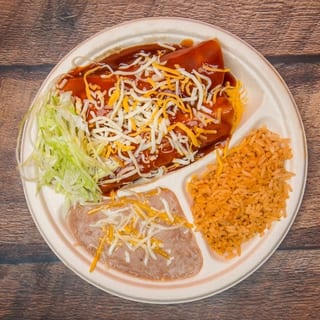 2. Two Enchiladas Combo Plate