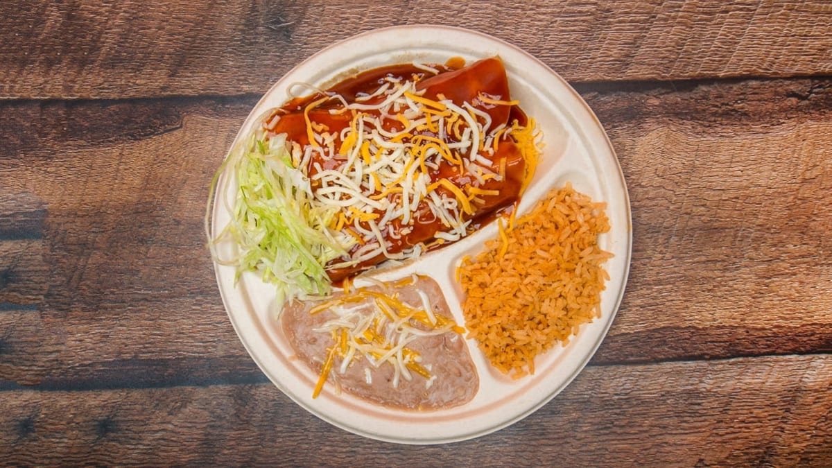 2. Two Enchiladas Combo Plate