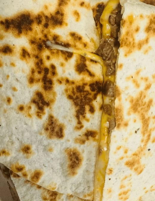 Choice of Meat and Cheese Quesadilla.