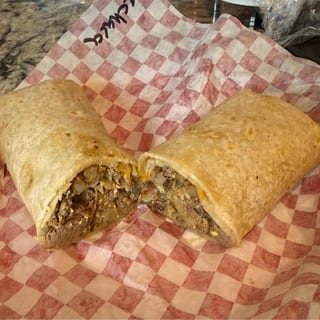 Machaca Breakfast Burrito