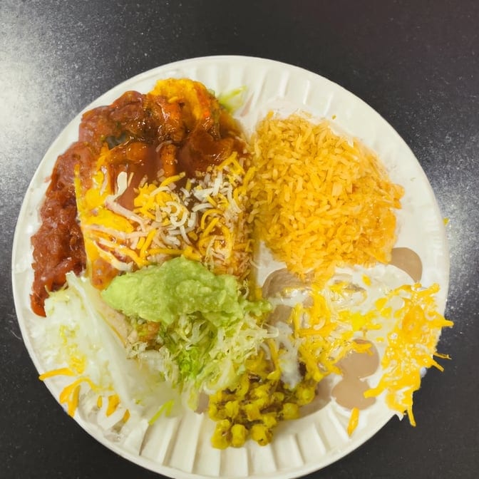 9. Two Chiles Rellenos Combo Plate.