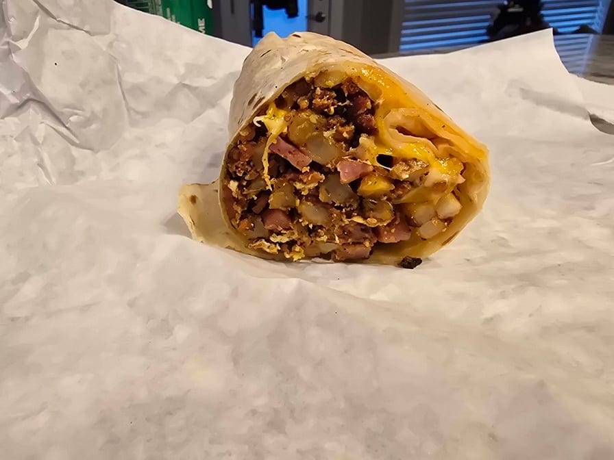 Super Breakfast Burrito.